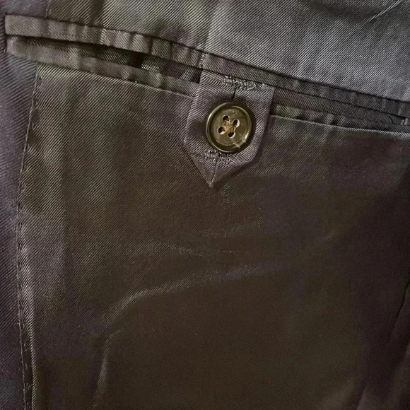 [42/36]Samuelsohn  SB Beckett Blue Wool/ Cashmere Men Regular Fit Blazer - Picture 6 of 11